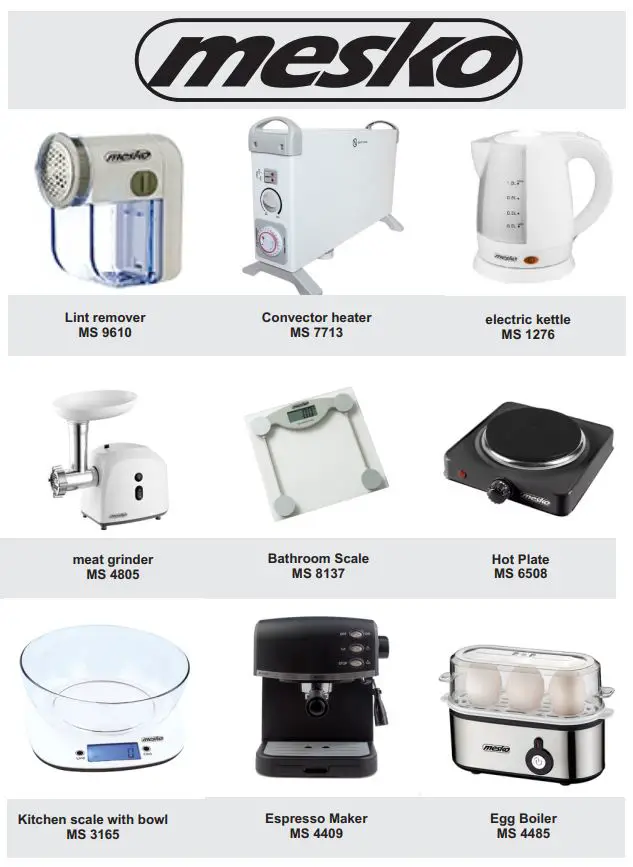 mesko MS 7710 Quartz Electric Heater User Manual - Other Product