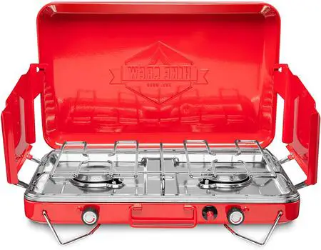 HIKE CREW HC210BWI Dual Deluxe Burner Stove IMAGE