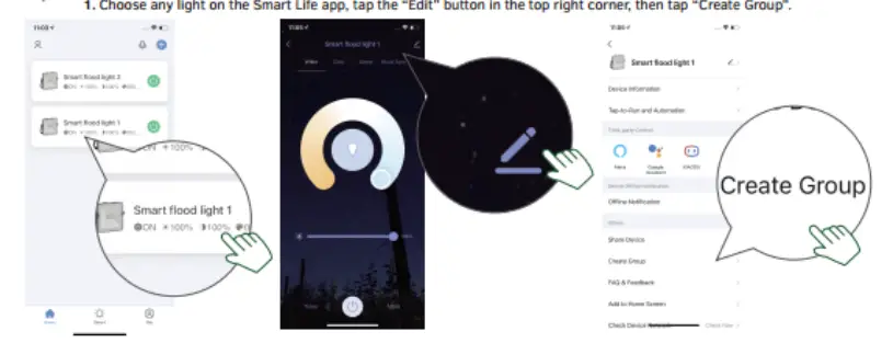 GKOLED GKOFD20W120VB-RGBW-WB Smart Flood Light 7