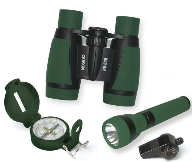 CARSON HU- 401 AdventurePak with 5x30 Roof Prism Binoculars PROD