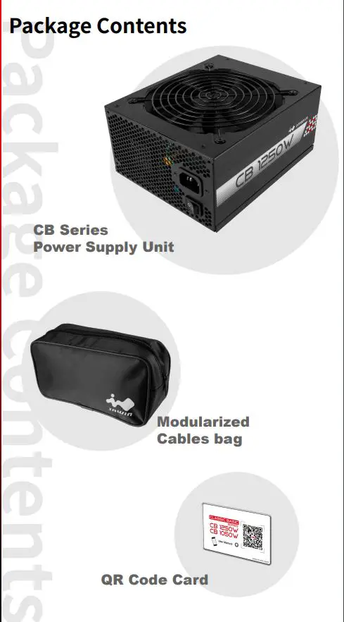 InWin CB 1250W Platinum Certified Power Supply fig 1