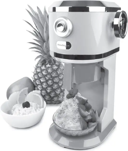 NOSTALGIA CLFRZFRTSHVR2AQ Electric Shaved Ice and Snow Cone Maker PRO