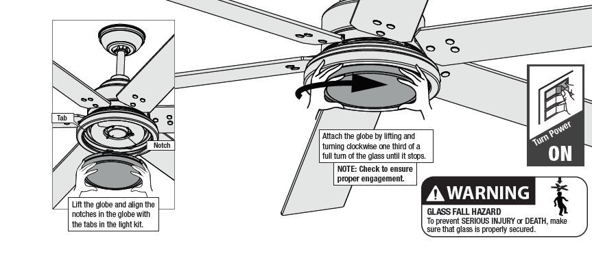 Hunter -59461- Warrant -Fan 60 Inch- Noble -Bronze FIG -16