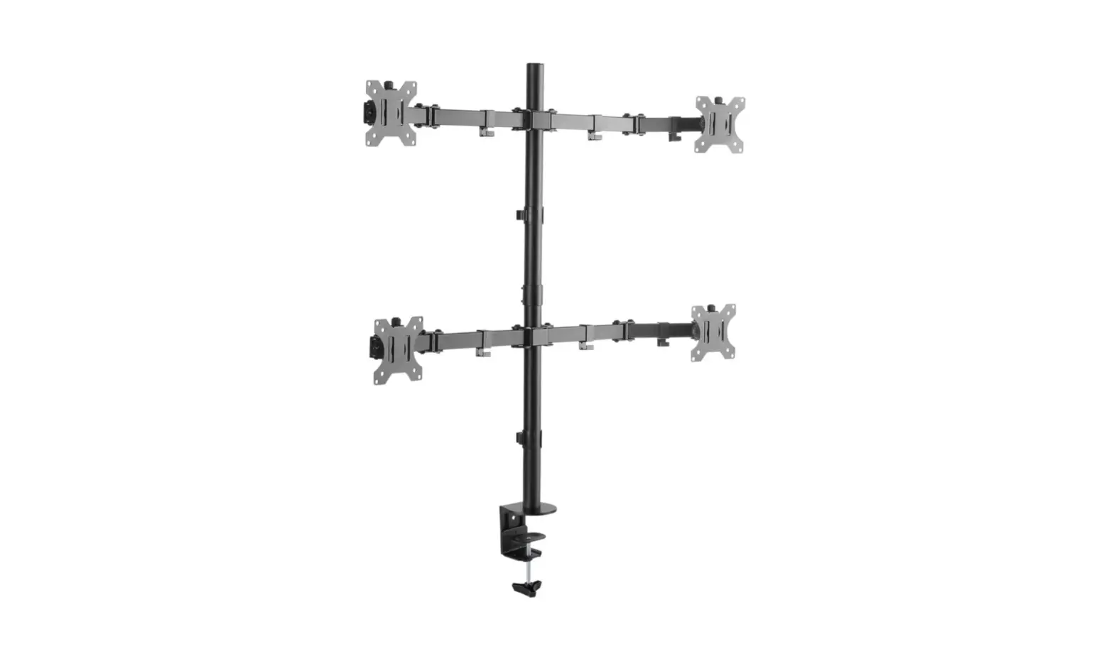 Connect It Cmf-3405-bk Quadroarm Basic Desktop Holder For 4 Monitors User Manual