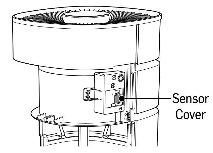 Carrier Klarwind 23S Room Air Purifier - Sensor