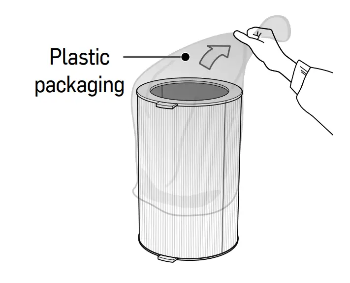 Carrier Klarwind 23S Room Air Purifier - packaging