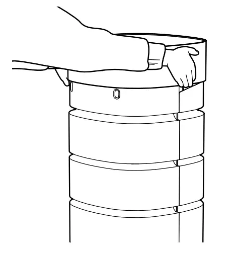 Carrier Klarwind 23S Room Air Purifier - top cover