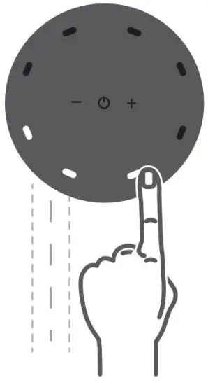 VORNADO ATOM 1 Personal Tower Circulator - Press and hold