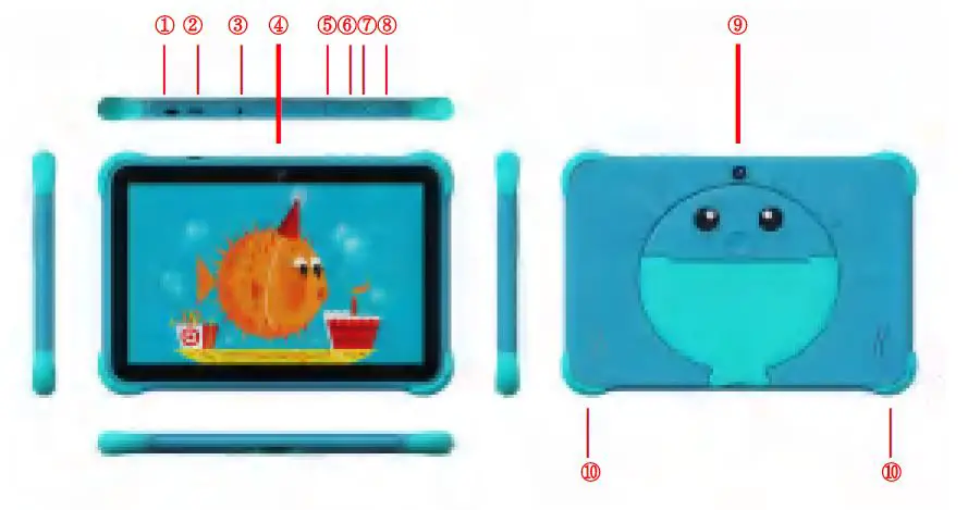 YosaToo- Y101- 10 -Inch Kids -Tablet-fig 1