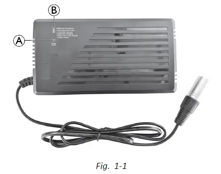 INVACARE DTEC013825 5 A Charger Lead Acid Battery Charger 1
