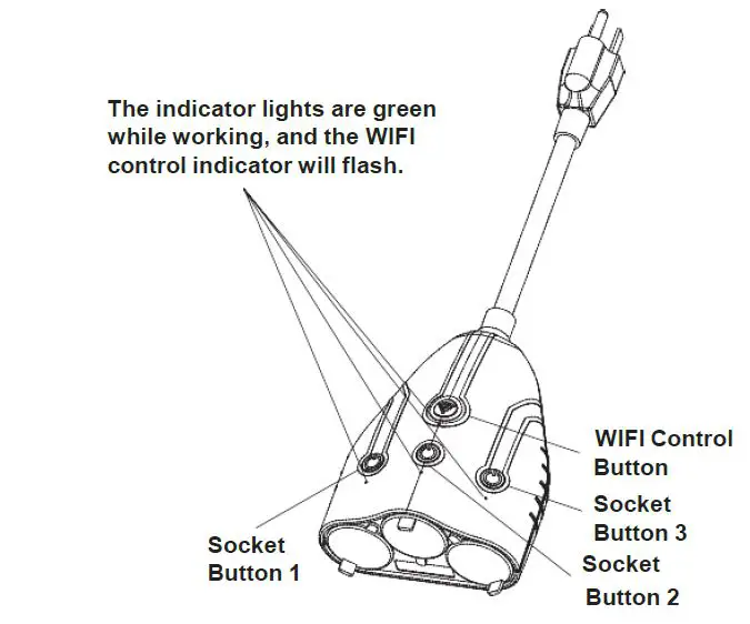 Alpha WORKS GUR036 Smart Plug Outlet Compatible with Alexa Amazon Echo and Google Assistant 1