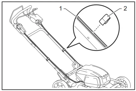 makita DLM462 Cordless Lawn Mower - Cord