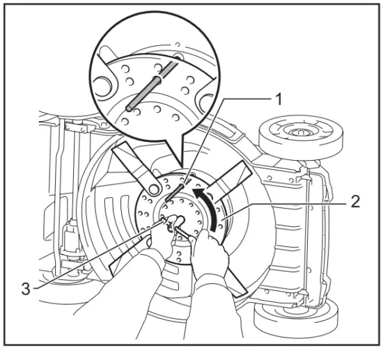 makita DLM462 Cordless Lawn Mower - Pin