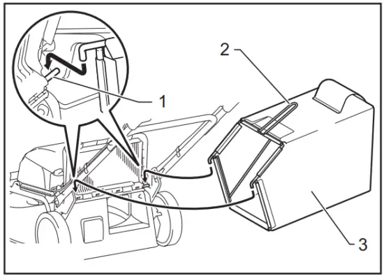 makita DLM462 Cordless Lawn Mower - Rod