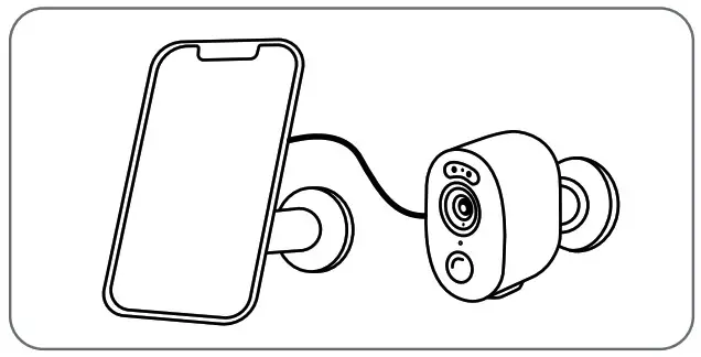 reolink Argus 3 WiFi Camera with 4MP RIP Motion Sensor - Charge the Battery 2