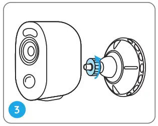 reolink Argus 3 WiFi Camera with 4MP RIP Motion Sensor - Mount the Camera to Wall 3