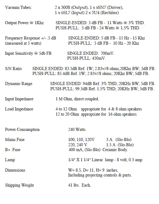 MANLEY -LABORATORIES -300B- Manley -Neo-Classic -Se -Amplifier -3