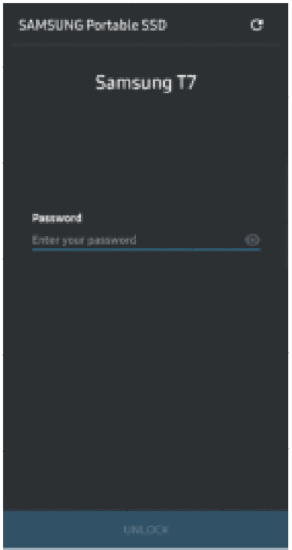 SAMSUNG MU-PC500R Portable SSD T7 Hard Drive - Unlock T7