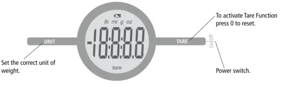 brabantia 122644 Tasty Essential Kitchen Scales - booklet