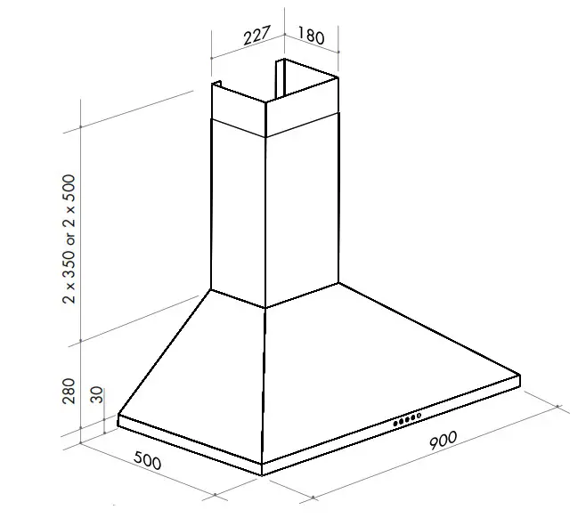ILVE Canopy Range Hood- Canopy Range Hood