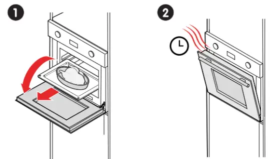 After using the oven