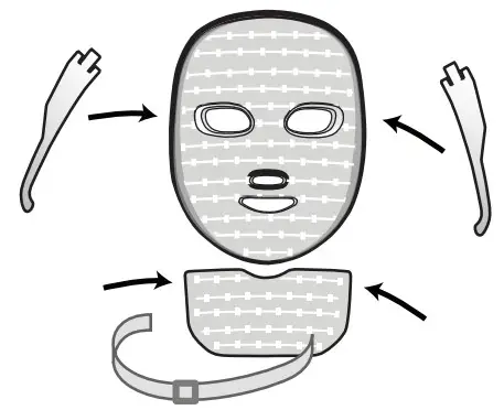 PROJECT E BEAUTY PE706 Photon Skin Rejuvenation Face &amp Neck Mask - figure 2