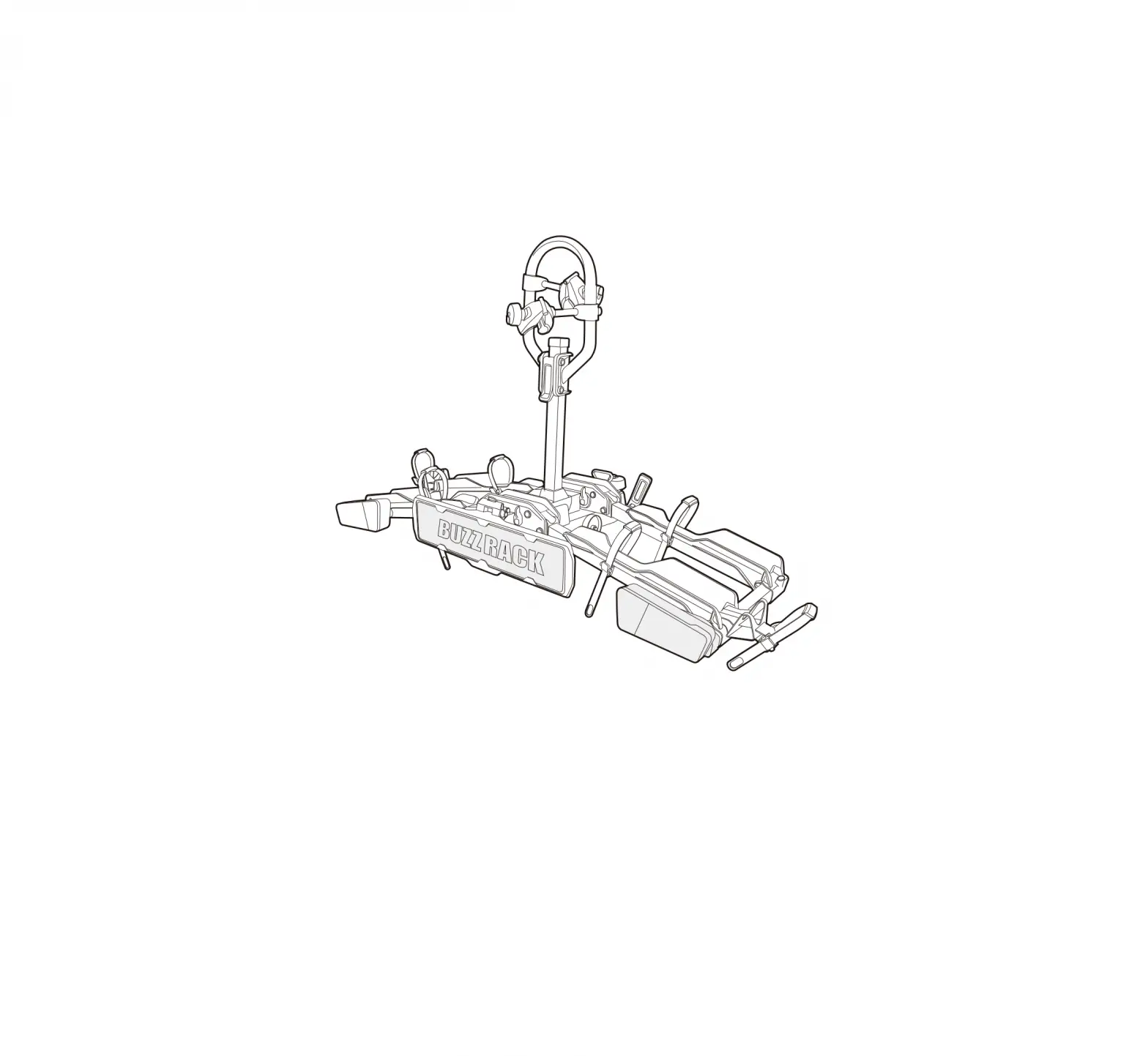 Buzz Rack 2 Compact Towball Tilt E-bike Instructions