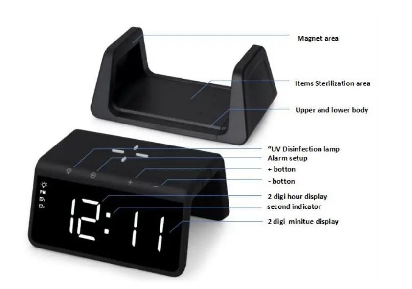 Lesenz-LZ Alert-UV-Disinfection-Lamp-Wireless-Charger-fig-2