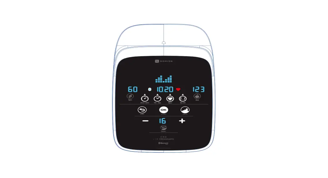 Domyos 8363074 Energy Console Instructions