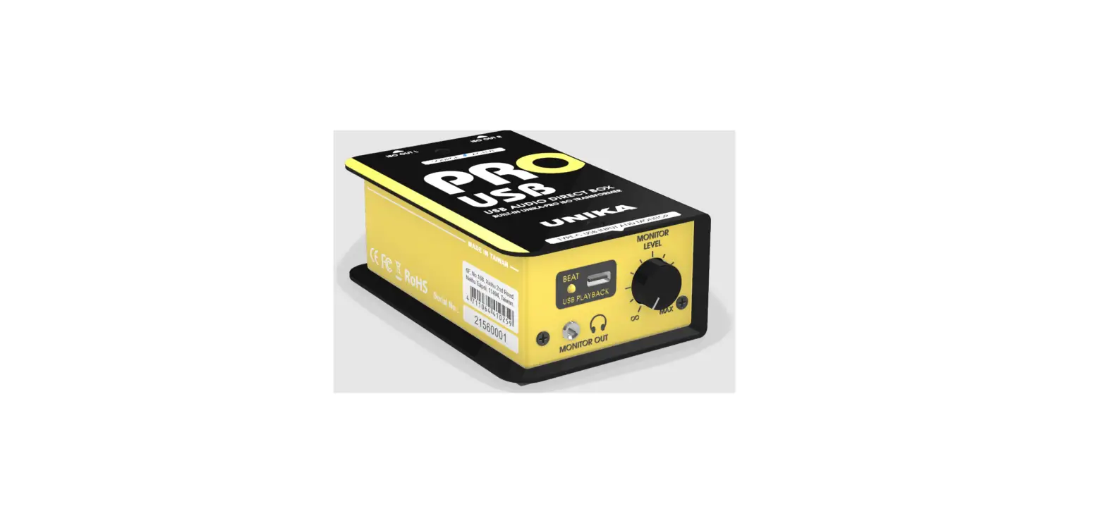 Unika Pro248 Pro Series Audio Interface Design And Made In Taiwan Dual Active User Manual