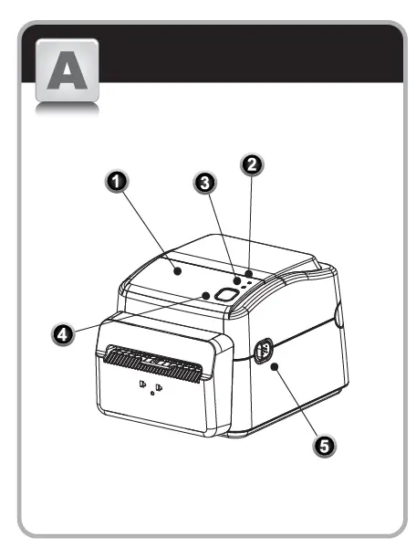 ARGOX D4-280plus D4 Linerless Series Label Printer-FIG3