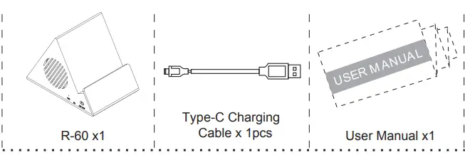 COSMO-FIBER-R-60-Desktop-Charger-with-Portable-Bluetooth-Speaker-1