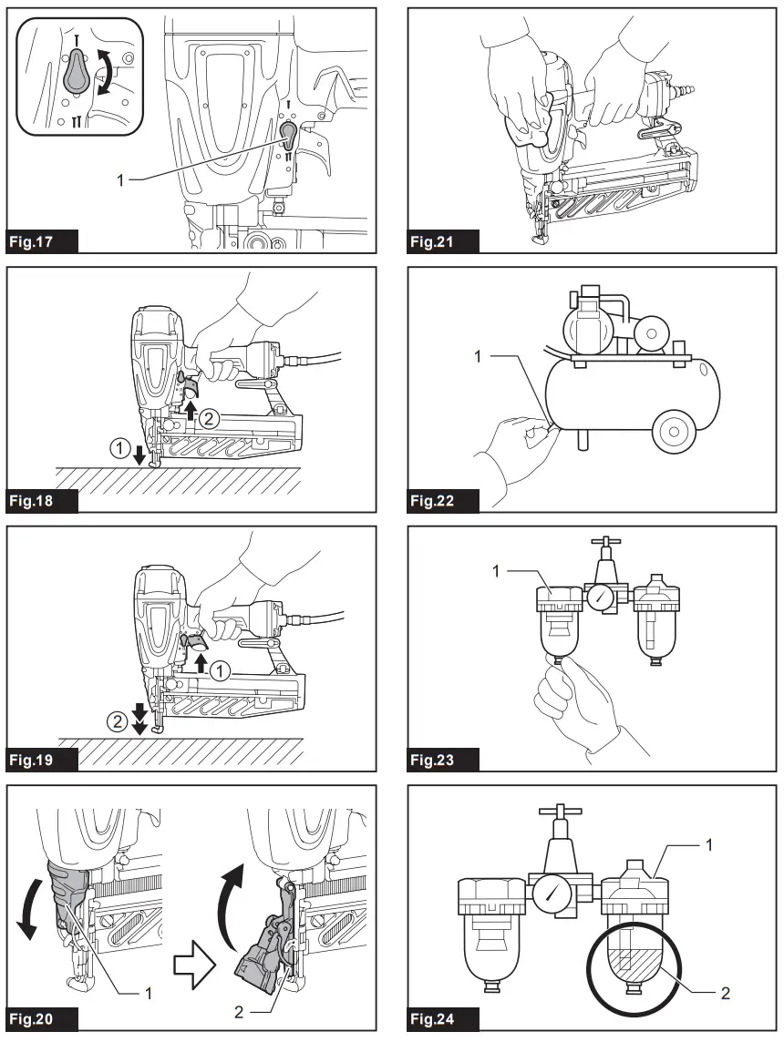 makita AF601 Pneumatic Finish Nailer - Fig3