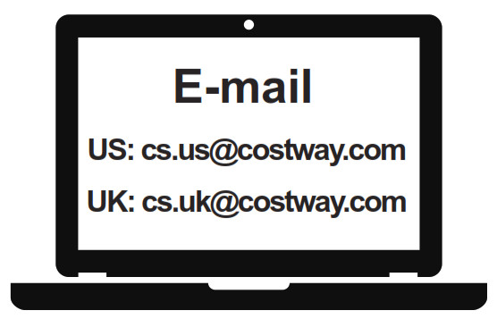 COSTWAY Inflatable Projection Screen email