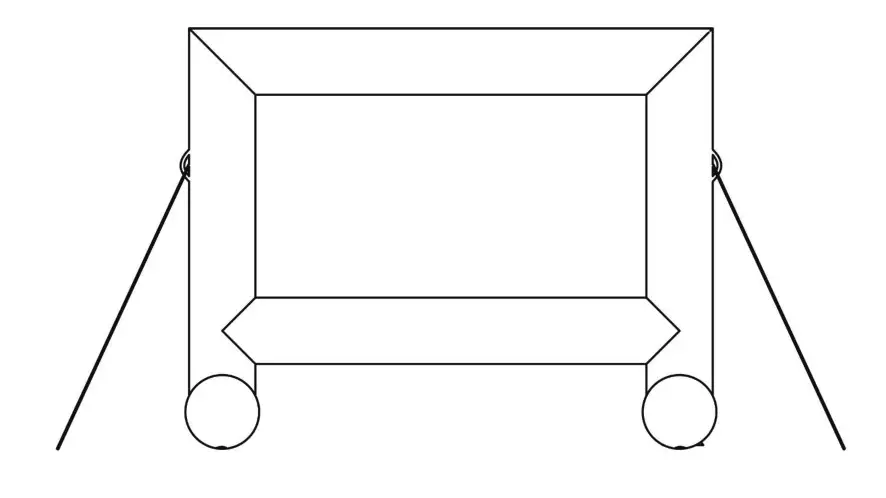 COSTWAY Inflatable Projection Screen