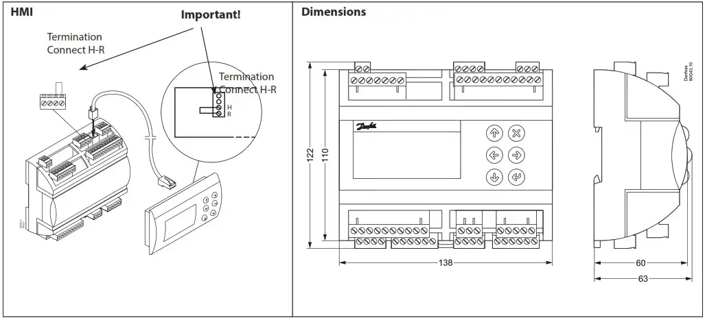 danfoss EKE 400 refrigeration evaporator control - OBSERVE 2