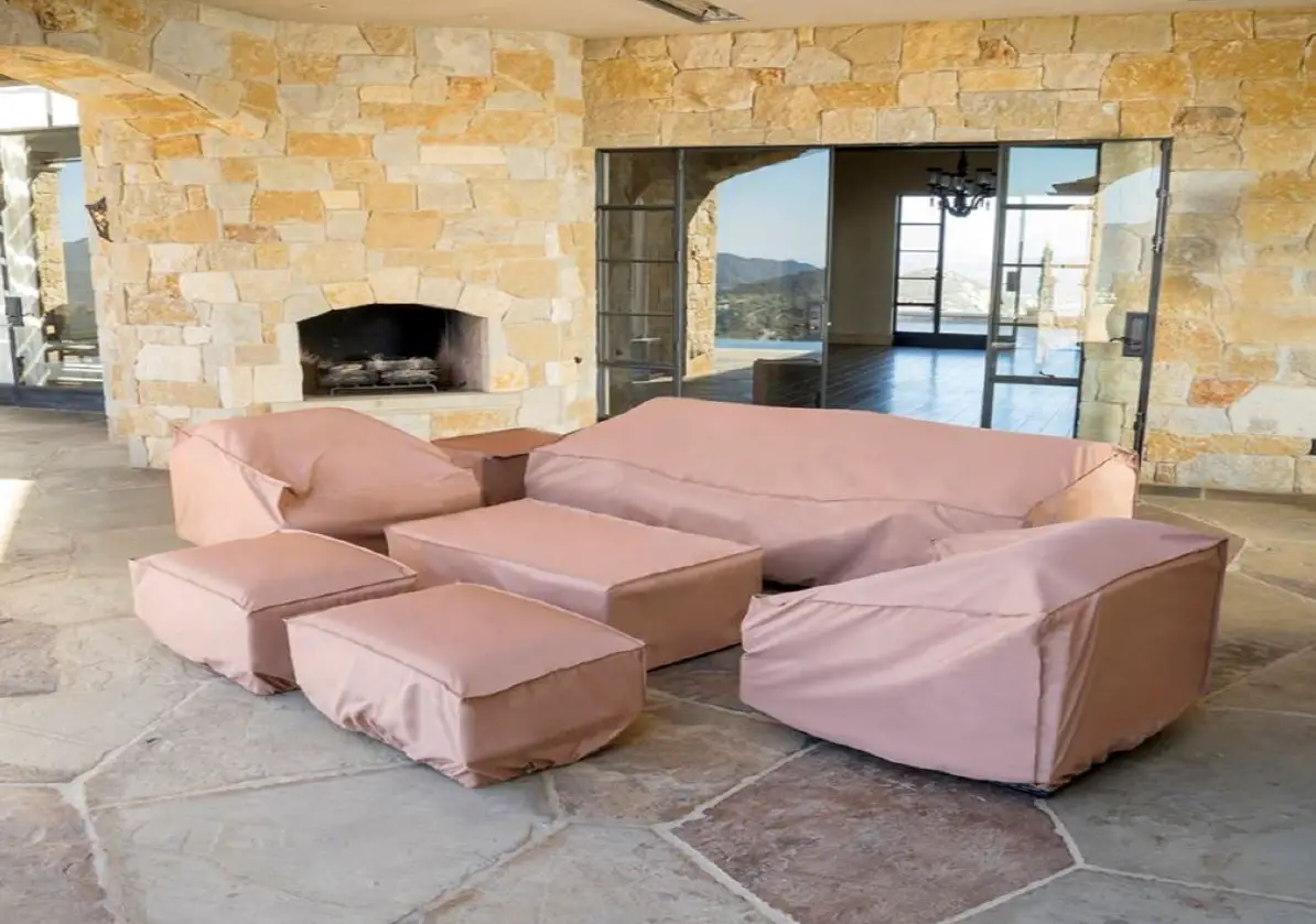 Natalie B07MJPWQTM Black 7-Piece PE Rattan Wicker Outdoor Sectional Set 03