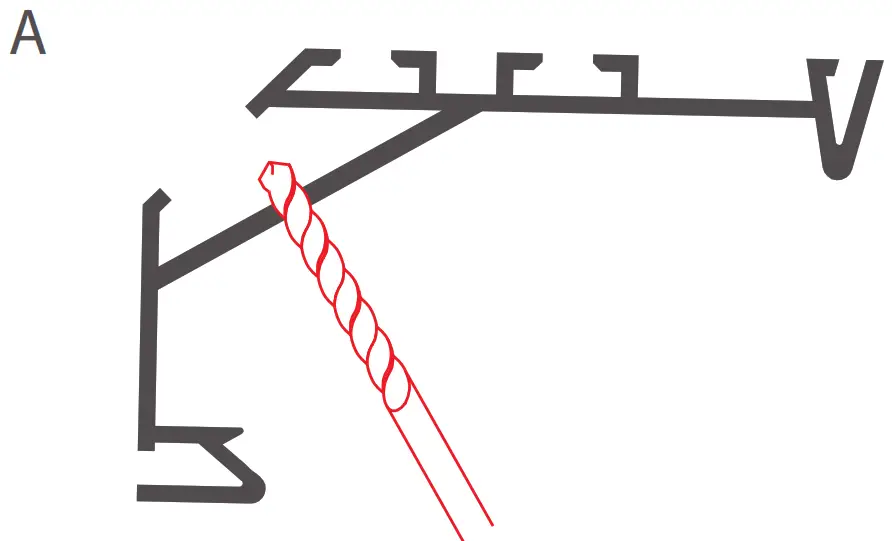 KLUS KOPRO-30 Extrusion - Drill holes in the extrusion