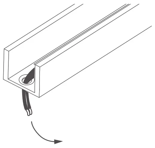KLUS KOPRO-30 Extrusion - drilled hole
