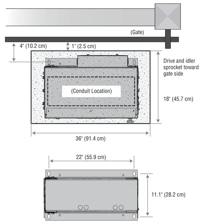 LiftMaster-MRIN-Post-and-Riser-Mount-FIG-2