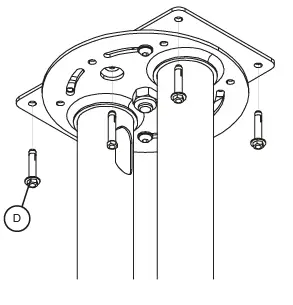 Neomounts-PLASMA-C100D-Monitor-Ceiling-Mount-fig-2