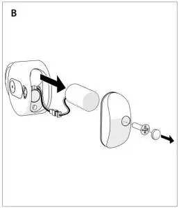 FIG 3 Installing the battery