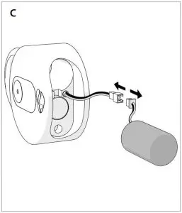 FIG 4 Installing the battery