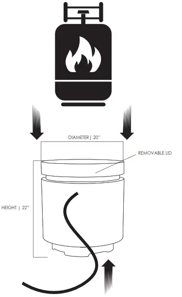 Pool Warehouse PH-411-X Mod Propane - fIG