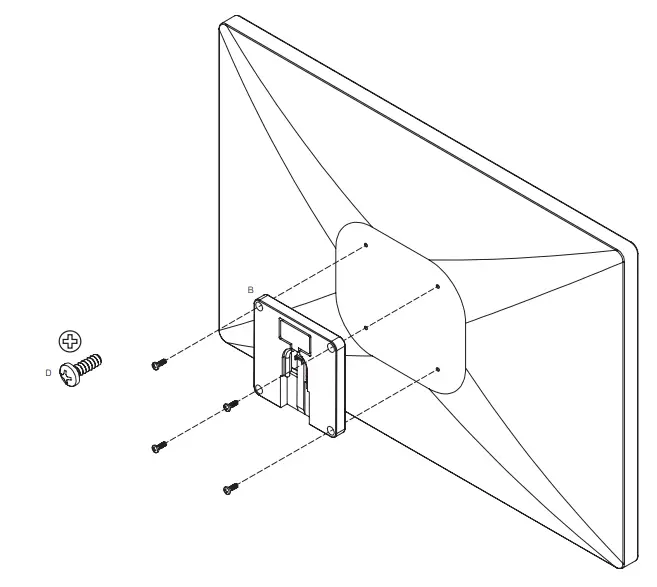 innovative 9110 Monitor TV Wall Mount 4