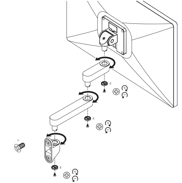 innovative 9110 Monitor TV Wall Mount 9