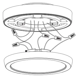 SATCO NUVO 62 1700 CCT Selectable Blink LED Flush Fixtures - STEP6