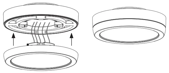 SATCO NUVO 62 1700 CCT Selectable Blink LED Flush Fixtures - STEP7