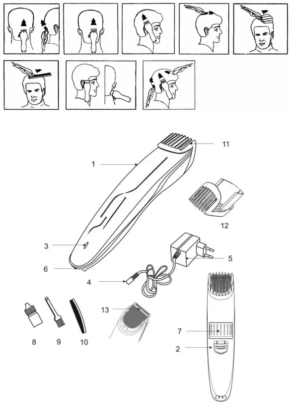 SCARLETT SC HC63C57 Hair Clipper Set - 1