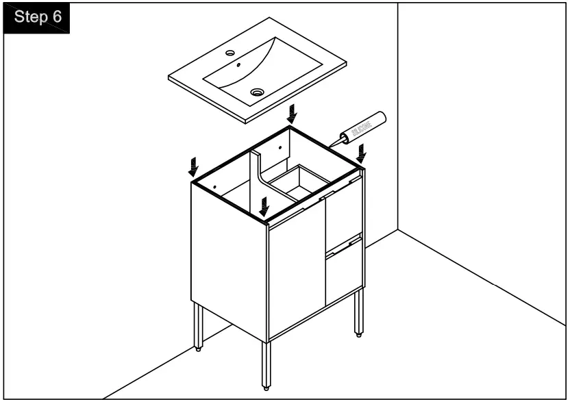 THE HOME DEPOT BVB01824IMORB ARTCHIRLY Bathroom Vanity in Brown - fig 11